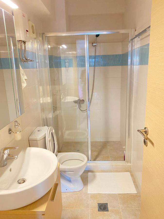 Seaside One-Bedroom On Chalkis Bagian luar foto